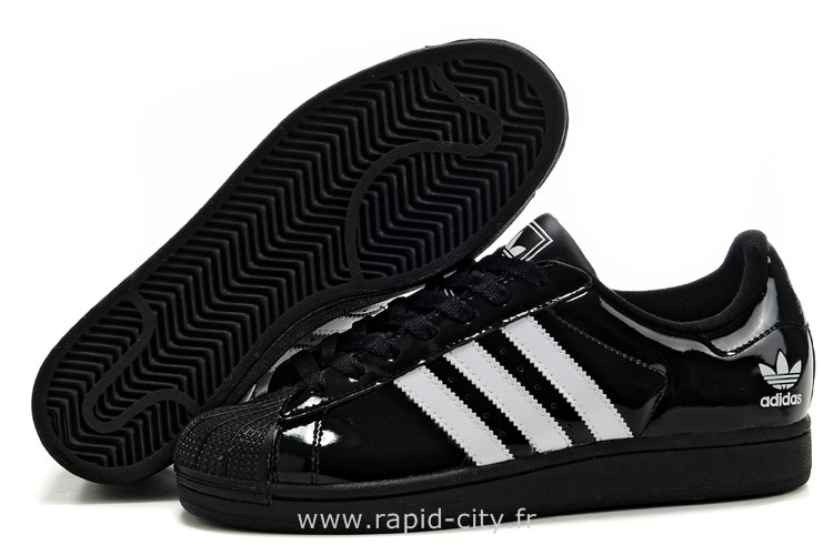 basket adidas noir brillante