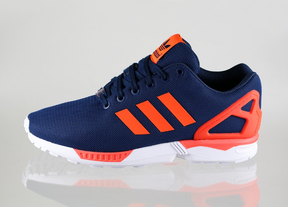 RÃ©duction authentique adidas zx flux orange bleu Baskets - panier-bio-cressonniere.fr