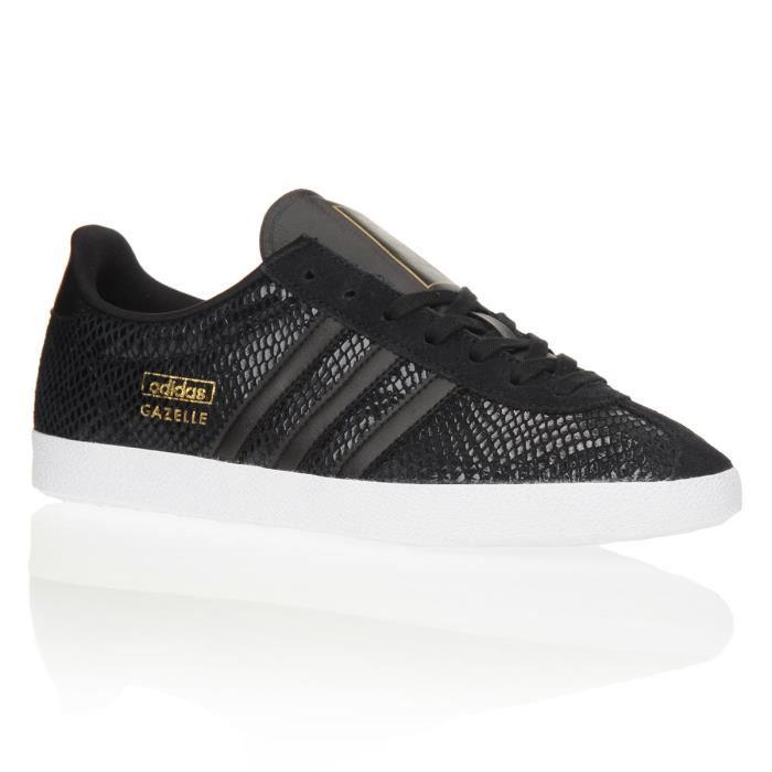 baskets femme adidas gazelle og serpent noir