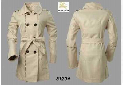 trench femme burberry pas cher